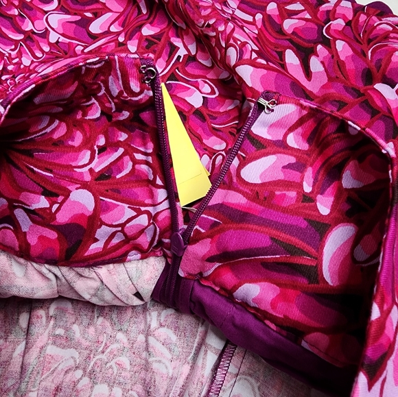 Kika Vargas for Target Mini Skirt Pink / Purple Scalloped Hem Floral Size 2 NWT - Picture 10 of 12